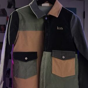 KITH - Kids Color-Blocked Knit Apollo Shirt